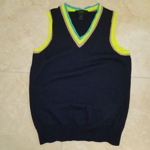 J Crew Navy Sweater Vest, Size XS